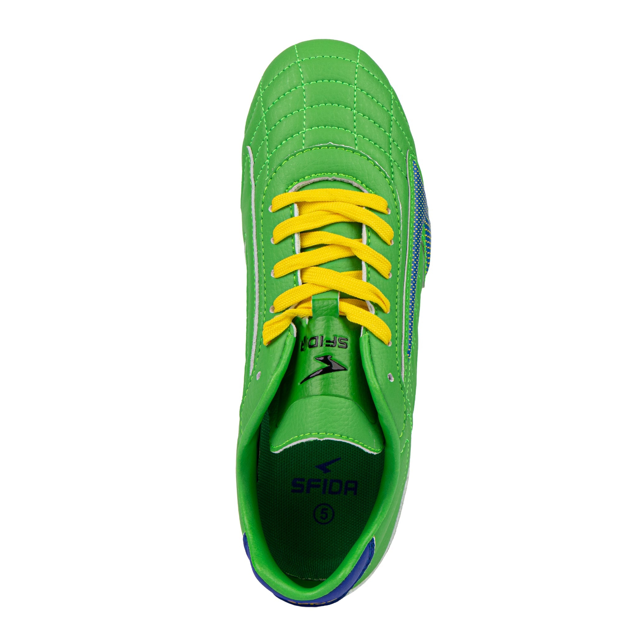Legend Team Junior Football Boots - Green/Yellow/Blue