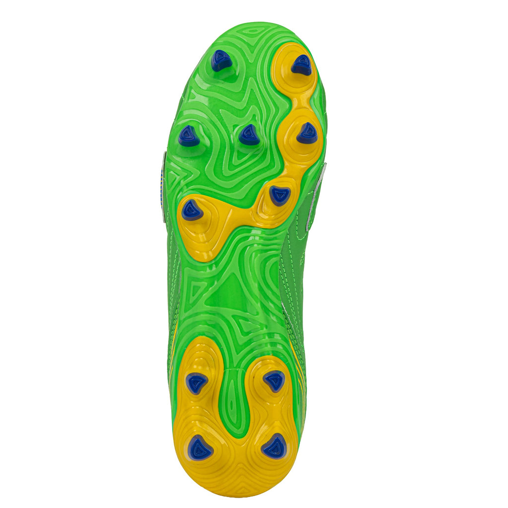 Legend Team Junior Football Boots - Green/Yellow/Blue