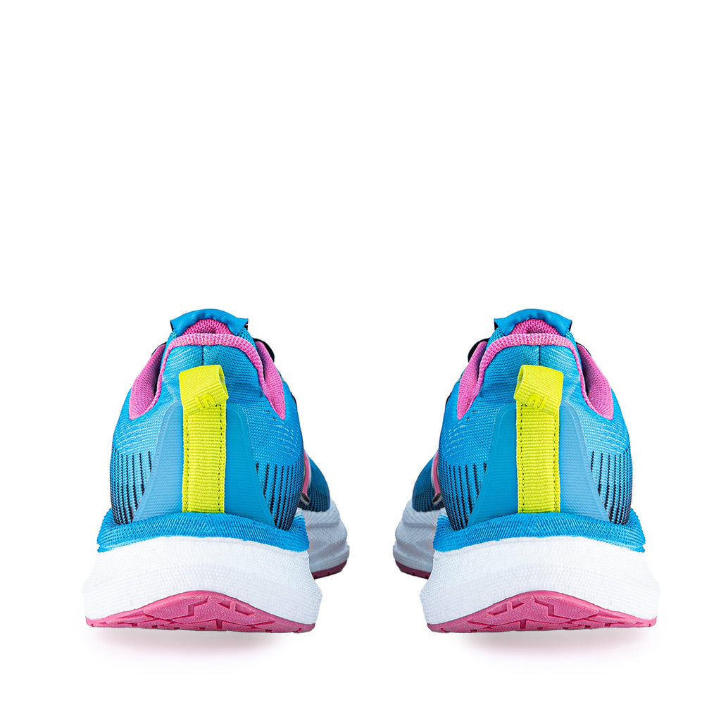 Zephyr Girl's Performance Runners Lace Up - Blue/Pink
