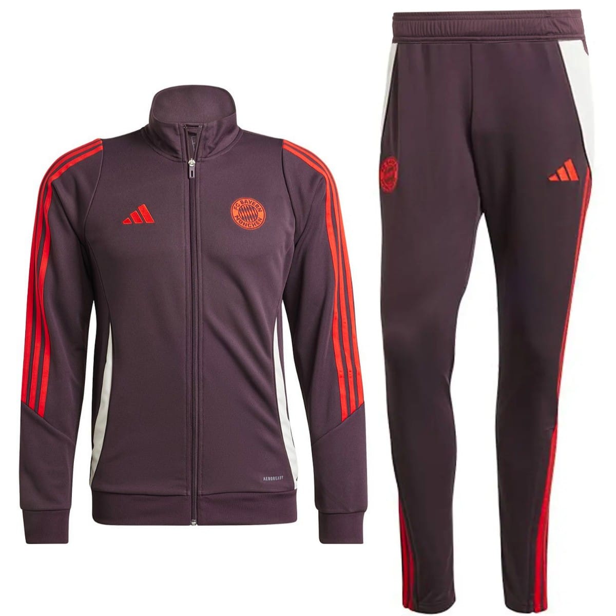 Bayern Munich training bench Soccer tracksuit 2024/25 - Adidas-0