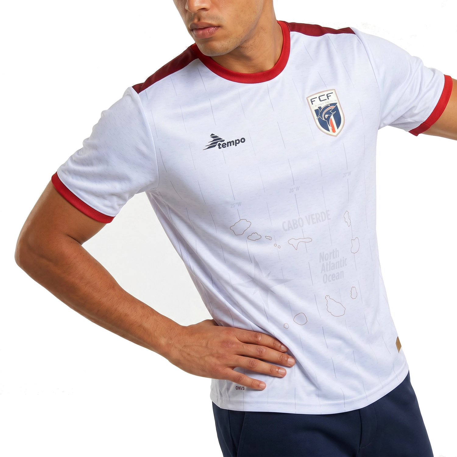 Cape Verde national team Away Soccer jersey 2025 - Tempo