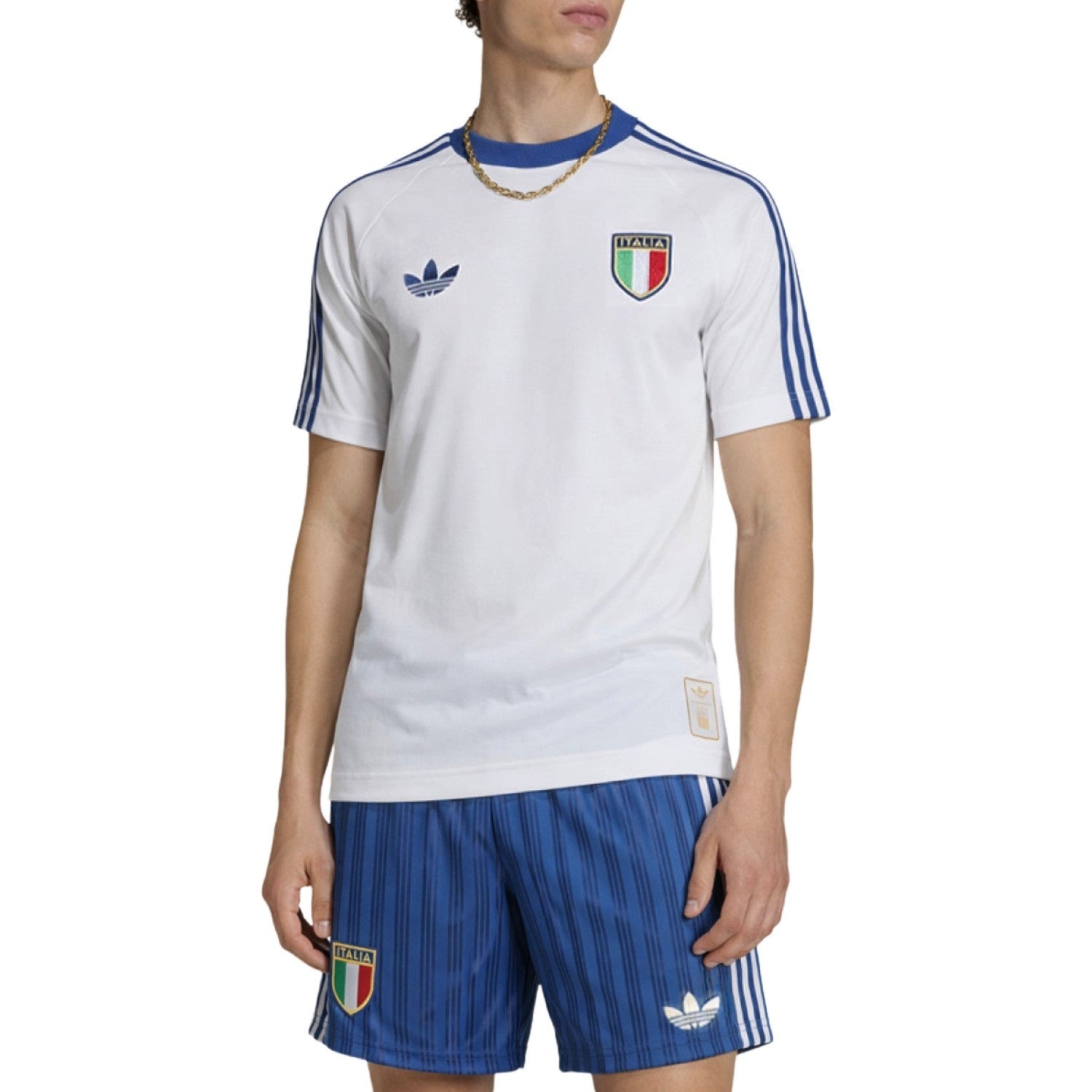 Italy Originals short sleeves presentation casual set 2026/27 - Adidas
