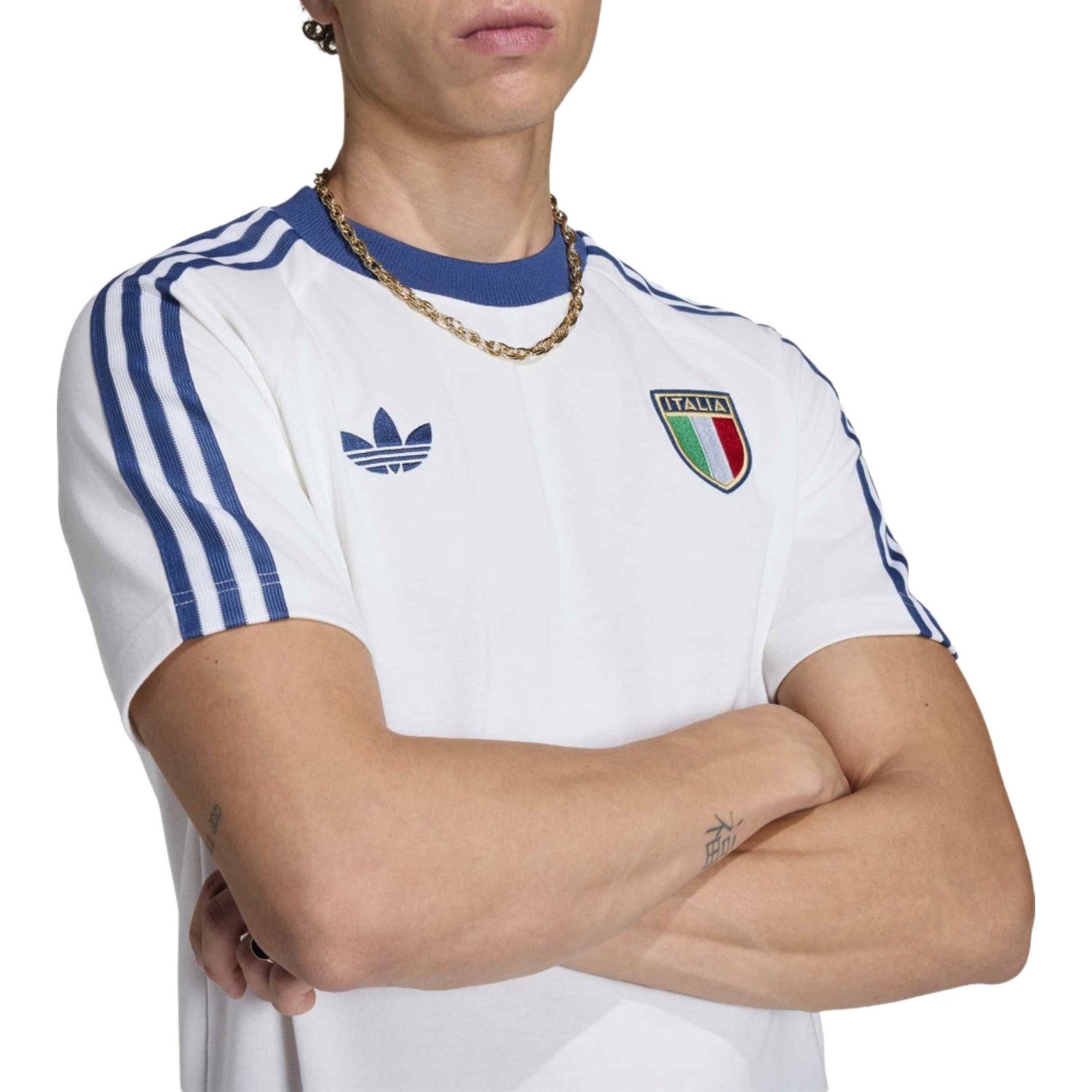 Italy Originals short sleeves presentation casual set 2026/27 - Adidas