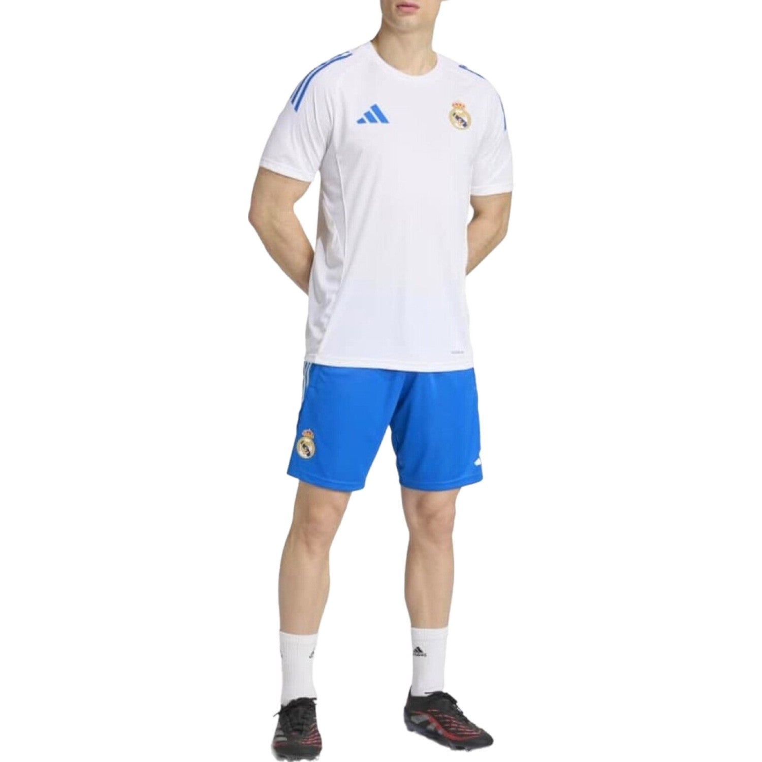 Real Madrid UCL training short-sleeves Soccer set 2025/26 - Adidas