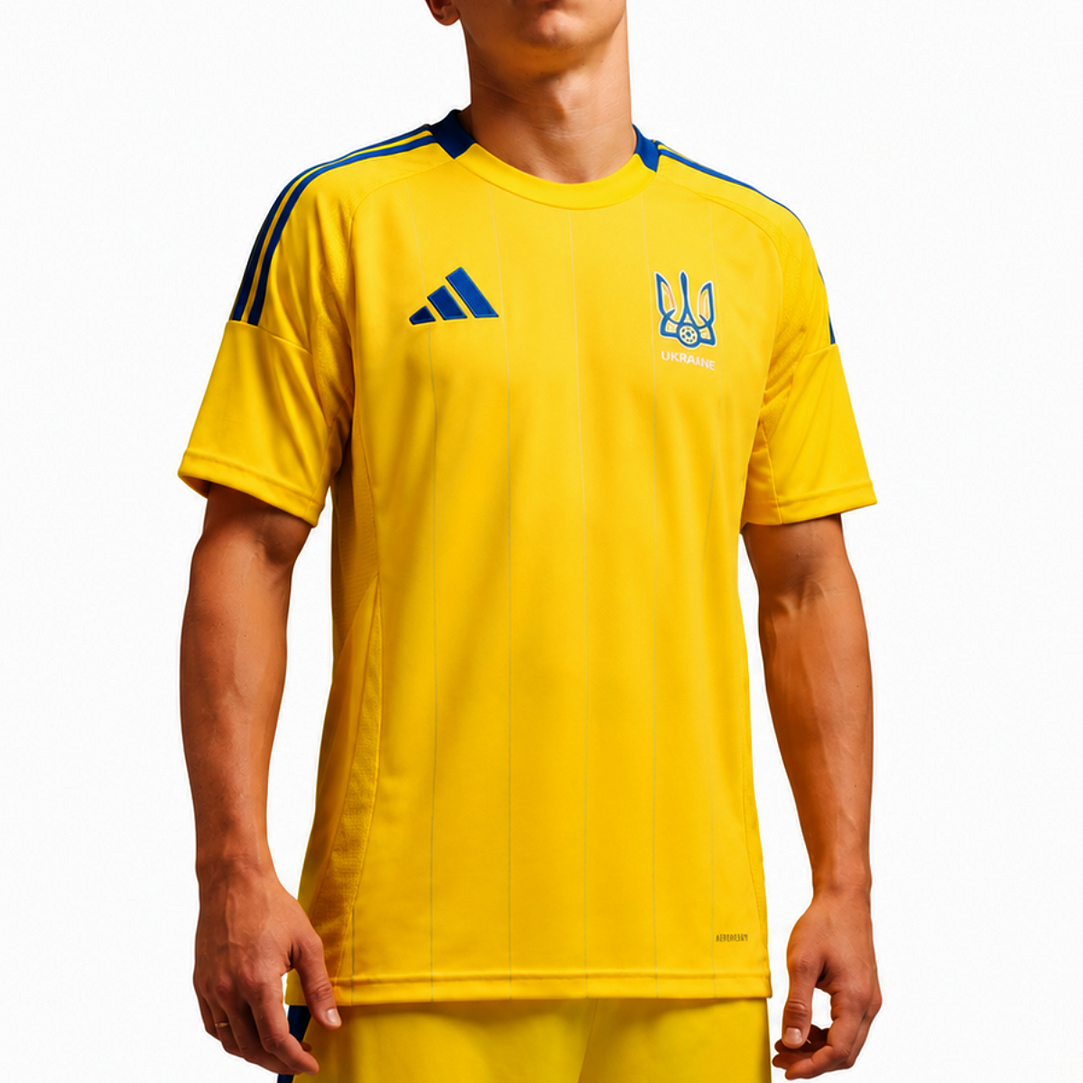 Ukraine national team Home soccer jersey 2025 - Adidas