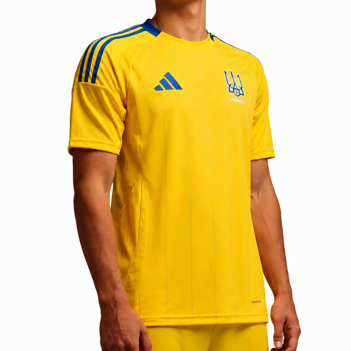 Ukraine national team Home soccer jersey 2025 - Adidas